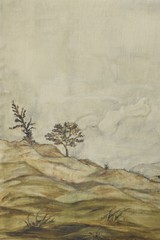 Friedegart Bone 20. century Leipzig/painting mountain landscape around 1940
