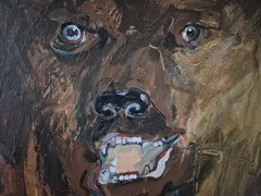 Rick Bartow – Bear For Booker Acrylic Painting
