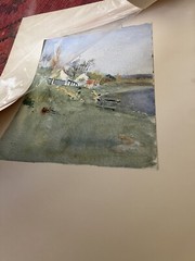 Bladen Tasker Snyden (American 1864 1923) Landscape Original Watercolor 10″ x 8″