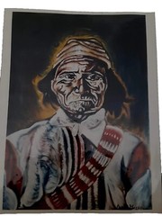 Geronimo: American Hero, Oil Painting