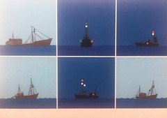 Fishing Boats, Nautical. Original painting reproduced in various editions.197