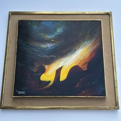 LEONARDO NIERMAN PAINTING SURREALISM ABSTRACT EXPRESSIONISM SPACE LISTED FAMOUS