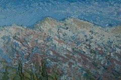 Oil painting „Summer“ format 20*30 centimeters. Сanvas on cardboard. 2023