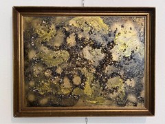 Abstract Textured Painting on Canvas, Titled „Gold For You“, Serg Graff, COA