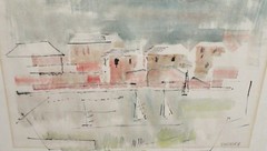 ALFRED BIRDSEY ORIGINAL WATERCOLOR BERMUDA LANDSCAPE PAINTING (E)
