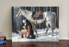 American Revolutionary War General George Washington Painting 18″ x 24″