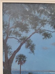 Don D. Brown, Oil On Canvas Painting, A.E. Backus student and business manager