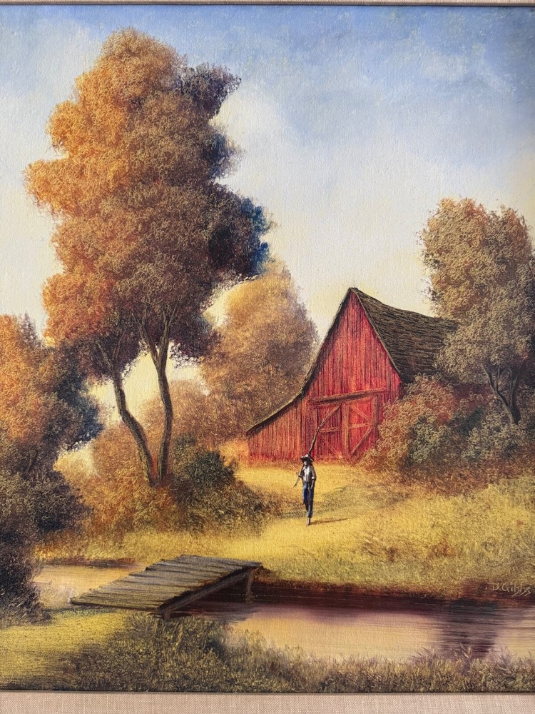 D. Gibbs vintage oil painting 1948-1998