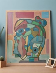 Original Murillo Painting | The Job Interview | Oil on Canvas | 16×20″ | Signed