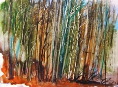 ORIGINAL Landscape WATERCOLOR Painting JMW art John Williams Impressionism