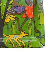 Ajasi Alama Painting Zimbabwe Africa Art Folk Children Decor