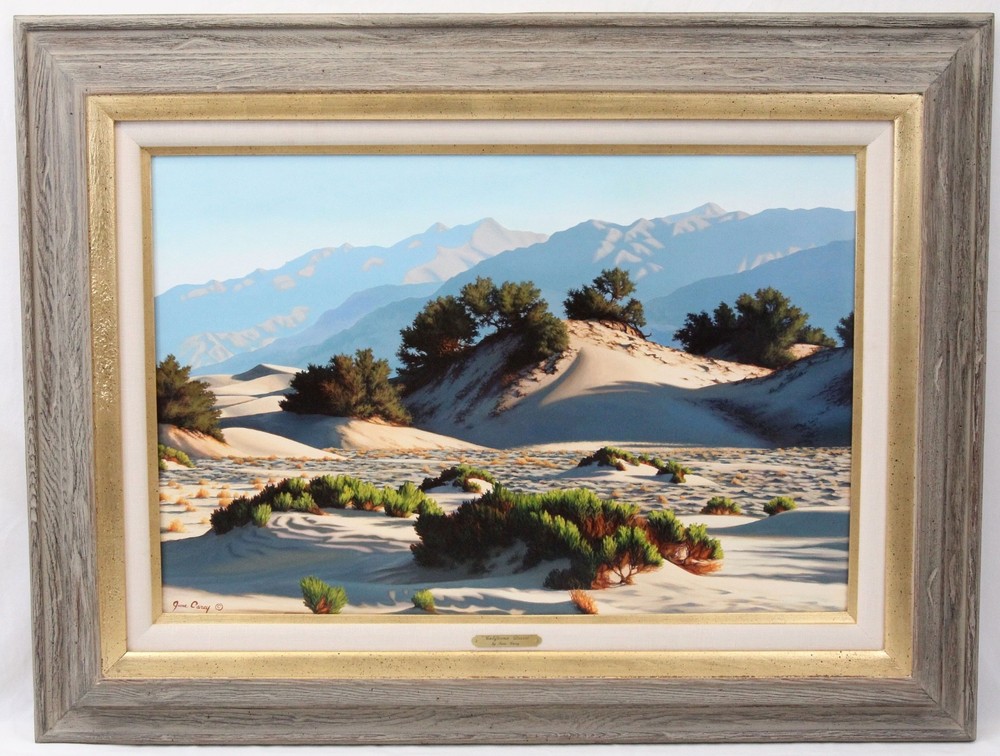 June Carey Large 20×30 Oil Painting California Desert Landscape Listed Artist