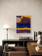 FINELLI Original Art 11×14 PAINTING ABSTRACT EXPRESSIONISM Signed Canvas COA G1G