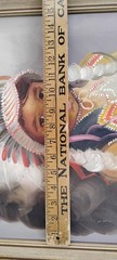 Lil Chief Oil on Canvas Signed L Williams Native American Boy 23×19 Original MCM