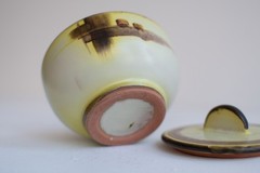 Hildegard Delius Neuhaldensleben Lidded Box Bauhaus Hand Painted Ceramic ca 1931