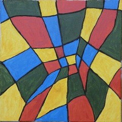 „RM“ – 40 x 40 cm – 2025 – OOAK