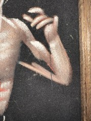 VINTAGE 1970’s BRUCE LEE BLACK VELVET PAINTING 13” X 22” made In Mexico