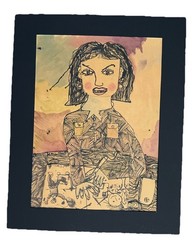 Darina Cervenakova Slovakia art drawing School Children Jarovnice COA 1994