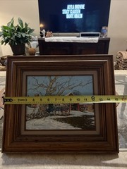 H Hargrove Oil On Canvas Framed Title „Sign Painter“ Signed Numbered Cert Auth