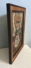 19th Century Retablo Antique Mexican Oil on Tin Painting Holy Child of Atocha