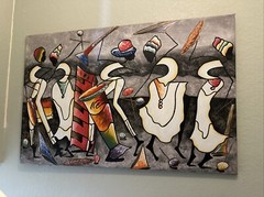 Canvas oil and acrylic Width 57 Inches Height 37 Inches