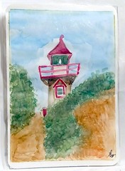 Miniature Fine Art Study – Watercolor on Paper – Signed Original