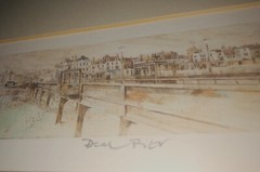 Martin J. Aynscomb-Harris Watercolour 19×8.5in “Den Rier” Signed