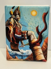 Artist Piersten Doctor Small Printed Canvas “Midday Prayer” Signed On Back