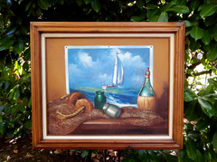 Buck Paulson, Nautical Oil Painting, Very Detailed, Signed & Framed