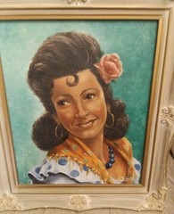J. Scholte, Mid Century, Hand Crafted Wood Frame, Original Oil Painting
