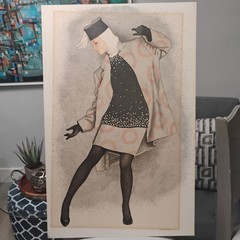 Cristina Martuccelli Origina Painting Rhode Island Artist Fashion Art Listed Art