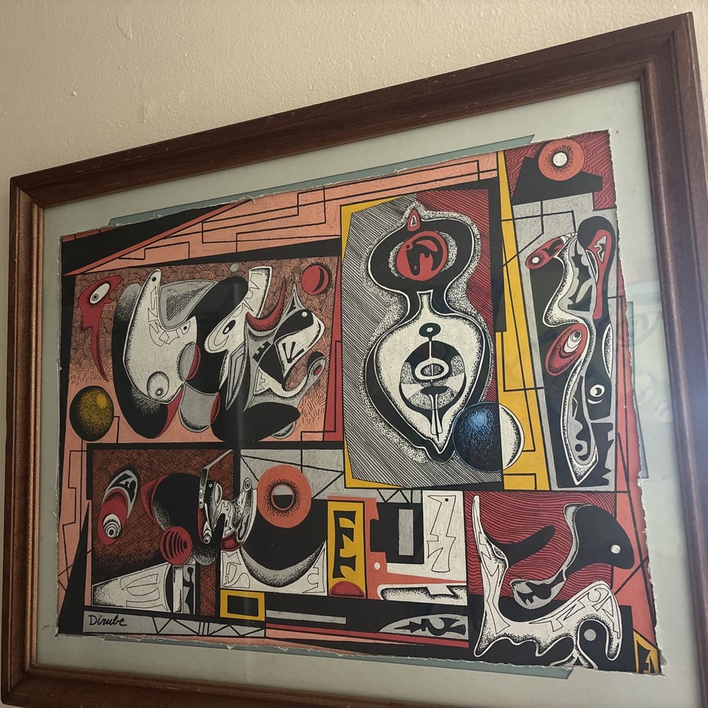 Rolando López Dirube Mixt On Cardboard….