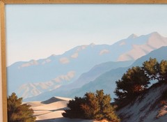 June Carey Large 20×30 Oil Painting California Desert Landscape Listed Artist