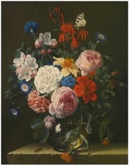 stunning oil painting handpainted on canvas-still life with flowers