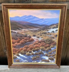 Tim J. Morse Oil Painting Landscape Arizona Utah New Mexico ? Desert Mountain