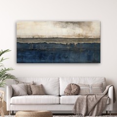 Large Abstract Canvas Painting, Textured Canvas wall art, Framed, Signed