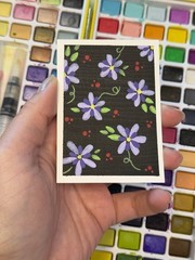 ACEO Original Mini Painting/flowers