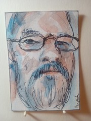 ACEO Original Painting OOAK Acrylics 2.5″ x 3.5 by mrk1138 me again