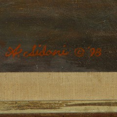 „Quiet Moment“ BY Anthony Sidoni 1998 Signed Oil on Canvas 33 1/4″x41 1/2″