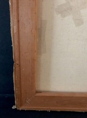 Vintage Painting On Canvas Of A Bareback Woman