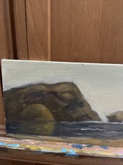 original oil painting Landscape 4×6 Linen Canvas Board