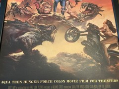 Aqua Teen Hunger Force Movie Film for Theaters (2007) Canvas Wall Art, Rare