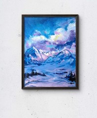 VACATION 12×16 Original Contemporary Classic Expressionism LANDSCAPE ART