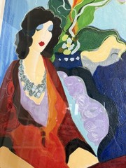 Red Dress By Itzchak Tarkay 38/45