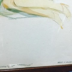 Nashville – Robert Altman – Incredible Original Art! Color Sketch Playboy Framed