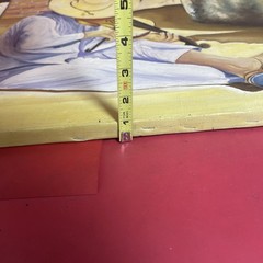 Vintage Oil Painting J. Santoyo 1980 Mexican Folk Art Violin Player