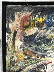 Zao Wou-Ki, Rare VTG c 1966 Abstract Expressionist Impasto O/C Signed/Dated „66“
