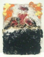 1990’s ABSTRACT LANDSCAPE „FALL MIST“ W/C L SALANDER Sd Infamous Artist/Dealer