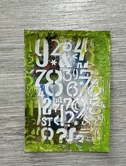 Aceo By Kenna Art Collector Card Abstract Original Painting 2.5” X 3.5” Signed