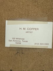 Vintage Oil Painting By H.M. Cooper 80’s Raised Oil Pastels 17”x11” Linen & Wood